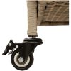 Dynbox med hjul Beige konstrottning vidaXL 160 x 55 x 75 cm – miniatyr 9
