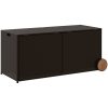Dynbox på hjul brun 283L konstrottning vidaXL 127 x 55 x 56/59.5 cm – miniatyr 6