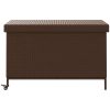 Dynbox på hjul brun konstrottning vidaXL 110 x 55 x 73 cm – miniatyr 4
