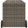 Dynbox på hjul grå 283L konstrottning vidaXL 127 x 55 x 56/59.5 cm – miniatyr 5