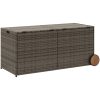 Dynbox på hjul grå 283L konstrottning vidaXL 127 x 55 x 56/59.5 cm – miniatyr 6