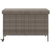 Dynbox på hjul grå konstrottning vidaXL 110 x 55 x 73 cm – miniatyr 4