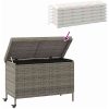 Dynbox på hjul grå konstrottning vidaXL 110 x 55 x 73 cm – miniatyr 7