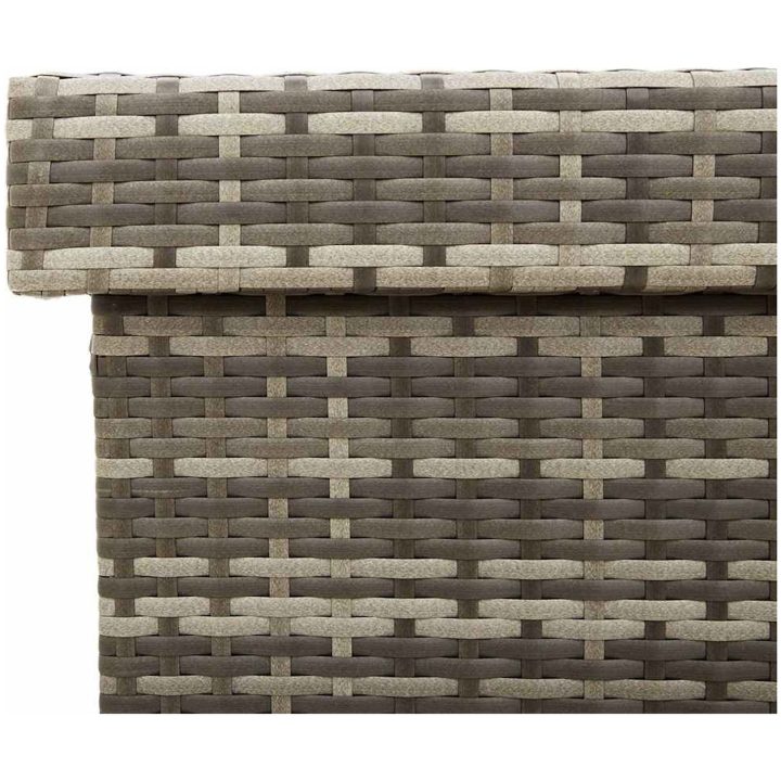 Dynbox på hjul grå konstrottning vidaXL 110 x 55 x 73 cm – bild 9