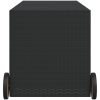 Dynbox på hjul svart 283L konstrottning vidaXL 127 x 55 x 56/59.5 cm – miniatyr 5