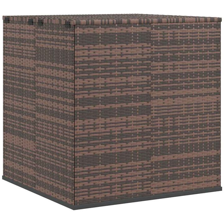 Dynbox PE-rotting brun vidaXL 100 x 97.5 x 104 cm – bild 2