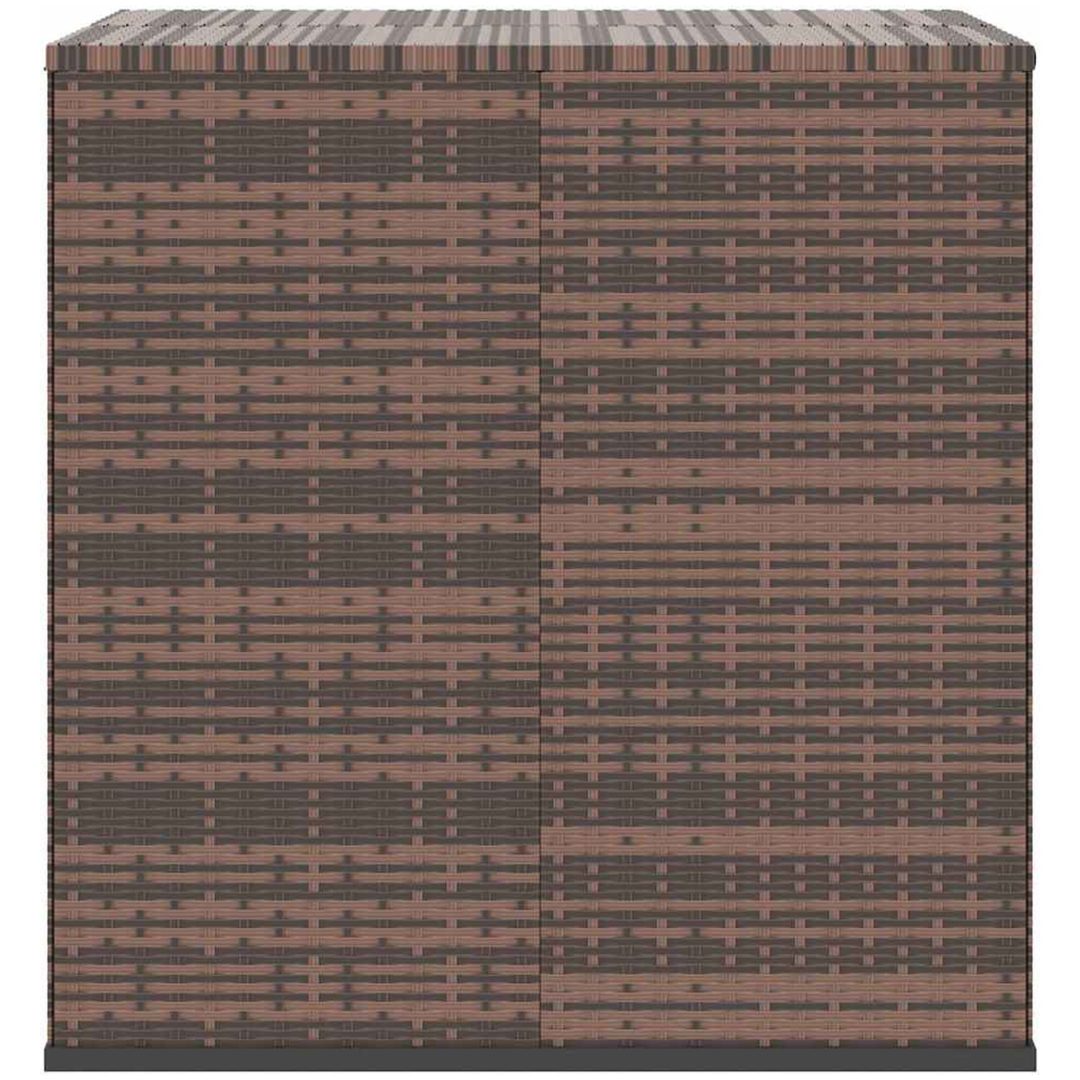Dynbox PE-rotting brun vidaXL 100 x 97.5 x 104 cm – bild 3