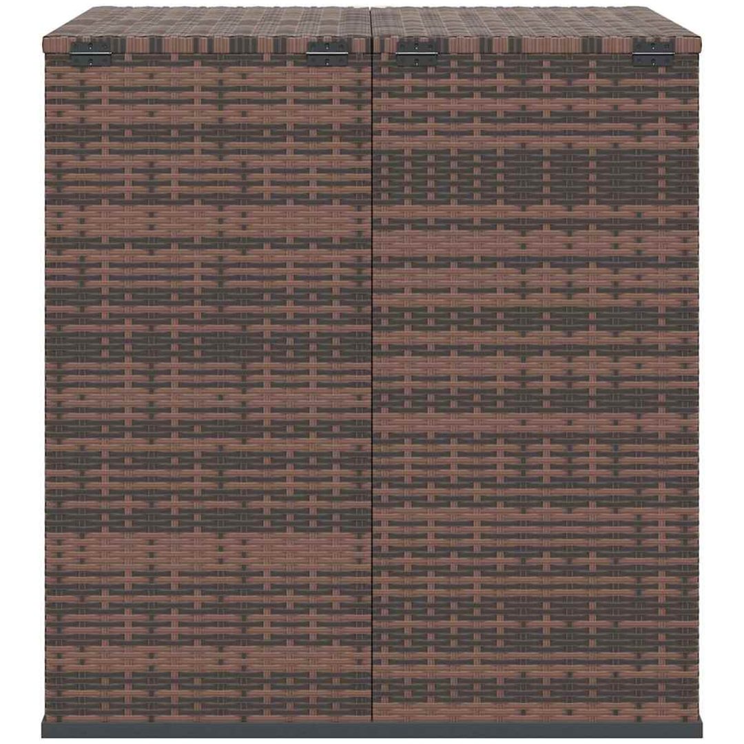 Dynbox PE-rotting brun vidaXL 100 x 97.5 x 104 cm – bild 5