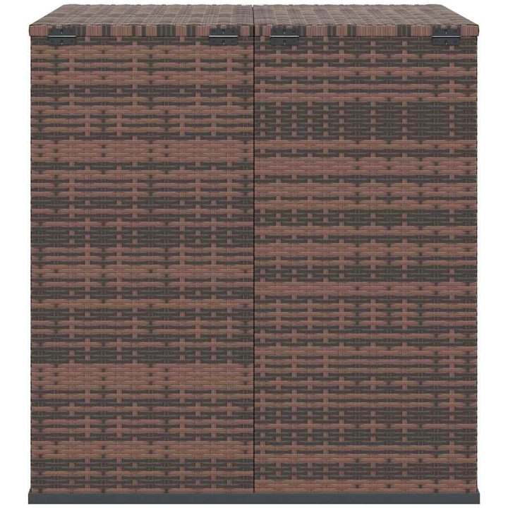 Dynbox PE-rotting brun vidaXL 100 x 97.5 x 104 cm – bild 5