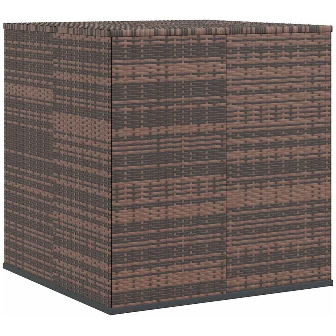 Dynbox PE-rotting brun vidaXL 100 x 97.5 x 104 cm – bild 6