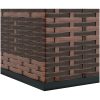 Dynbox PE-rotting brun vidaXL 100 x 97.5 x 104 cm – miniatyr 8