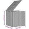 Dynbox PE-rotting brun vidaXL 100 x 97.5 x 104 cm – miniatyr 10