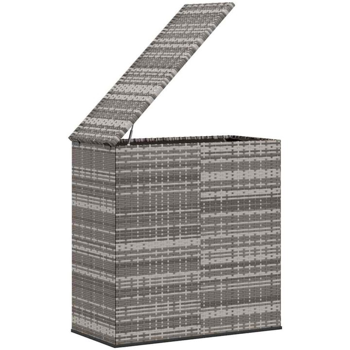 Dynbox PE-rotting grå vidaXL 100 x 49 x 103.5 cm – bild 4