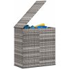 Dynbox PE-rotting grå vidaXL 100 x 49 x 103.5 cm – miniatyr 7