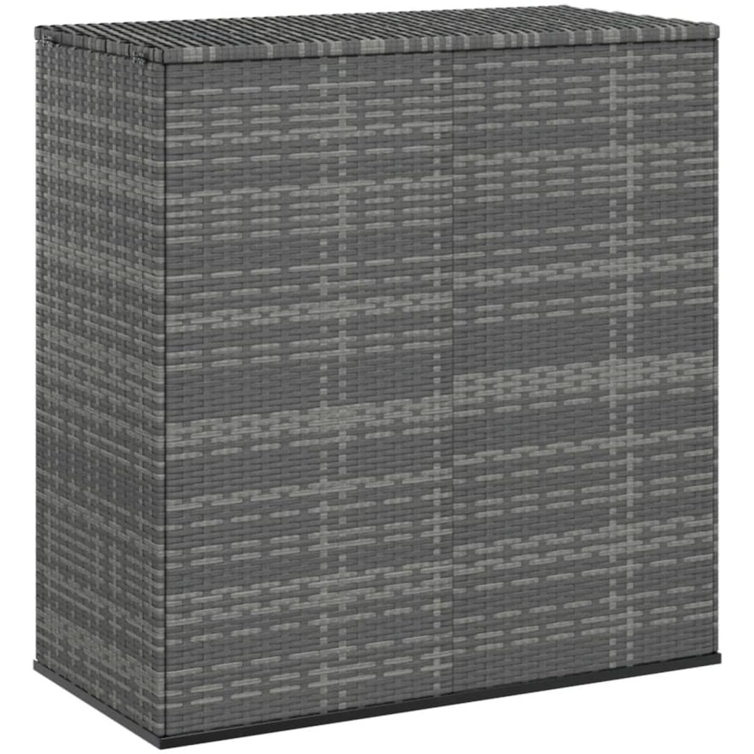 Dynbox PE-rotting grå vidaXL 100 x 49 x 103.5 cm