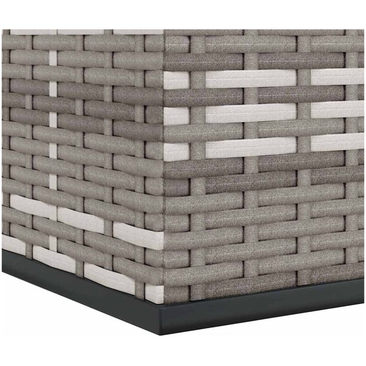 Dynbox PE-rotting grå vidaXL 100 x 97.5 x 104 cm – bild 7