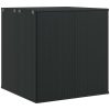 Dynbox PE-rotting svart vidaXL 100 x 97.5 x 104 cm – miniatyr 2