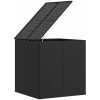 Dynbox PE-rotting svart vidaXL 100 x 97.5 x 104 cm – miniatyr 4