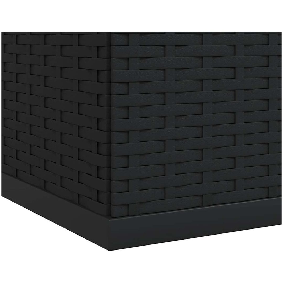 Dynbox PE-rotting svart vidaXL 100 x 97.5 x 104 cm – bild 8