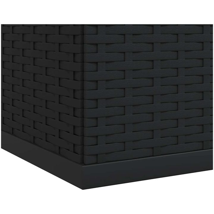 Dynbox PE-rotting svart vidaXL 100 x 97.5 x 104 cm – bild 8