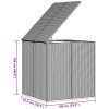Dynbox PE-rotting svart vidaXL 100 x 97.5 x 104 cm – miniatyr 10