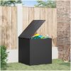 Dynbox PE-rotting svart vidaXL 100 x 97.5 x 104 cm – miniatyr 1