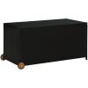 Dynbox svart 120x65x61 cm konstrotting vidaXL – miniatyr 2