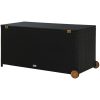 Dynbox svart 120x65x61 cm konstrotting vidaXL – miniatyr 5