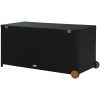 Dynbox svart 120x65x61 cm konstrotting vidaXL – miniatyr 6