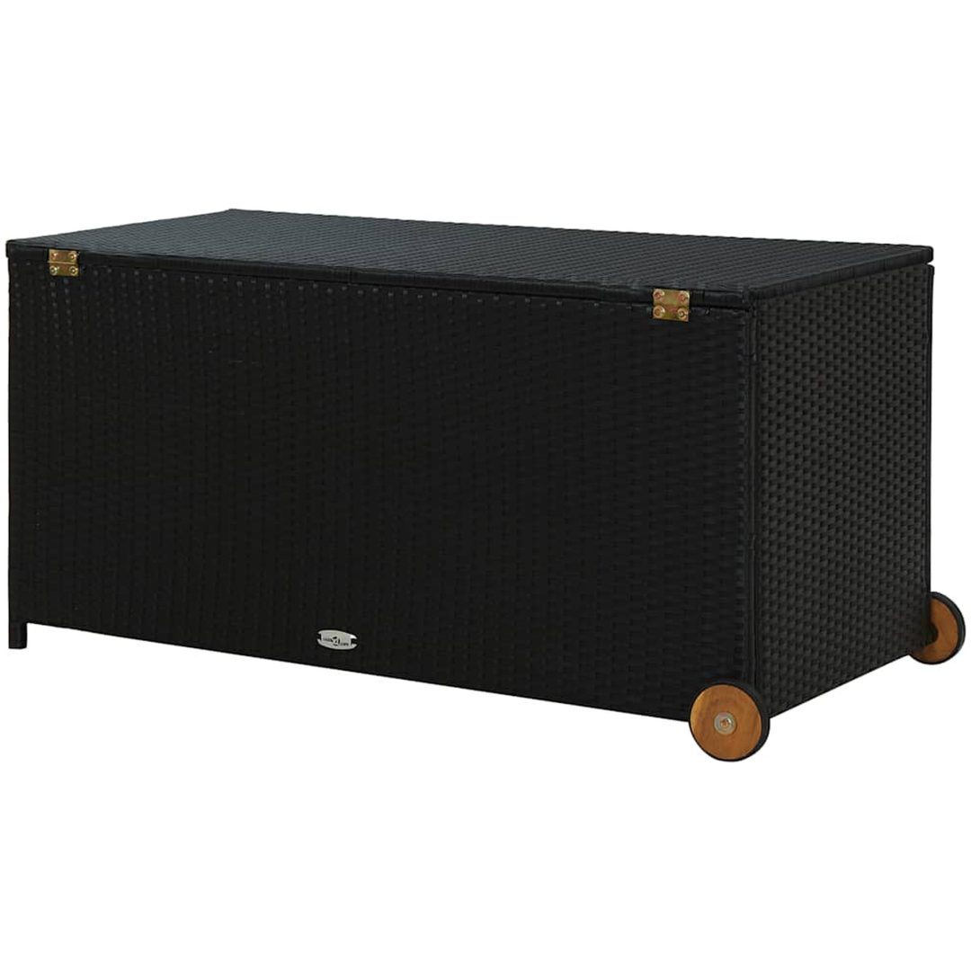 Dynbox svart 120x65x61 cm konstrotting vidaXL – bild 6