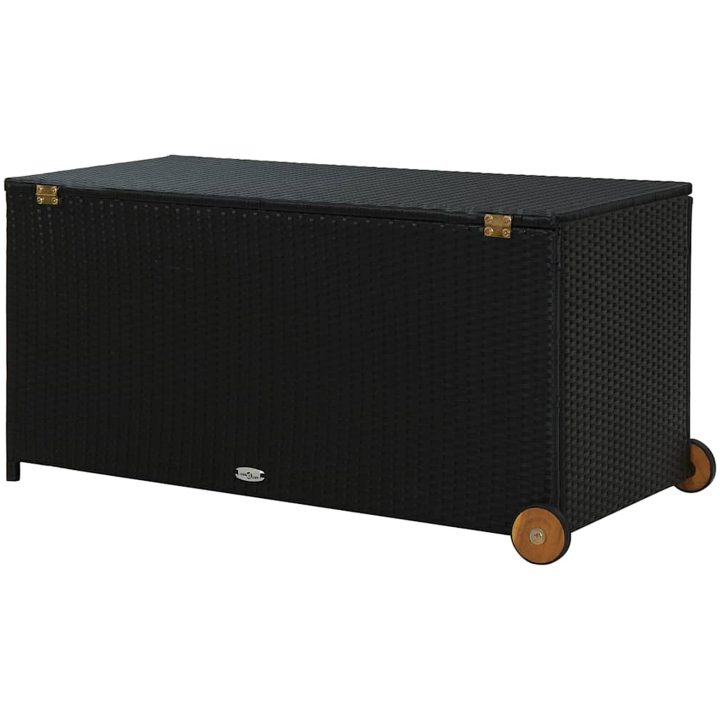 Dynbox svart 120x65x61 cm konstrotting vidaXL – bild 6