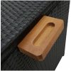 Dynbox svart 120x65x61 cm konstrotting vidaXL – miniatyr 8