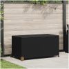 Dynbox svart 120x65x61 cm konstrotting vidaXL – miniatyr 1