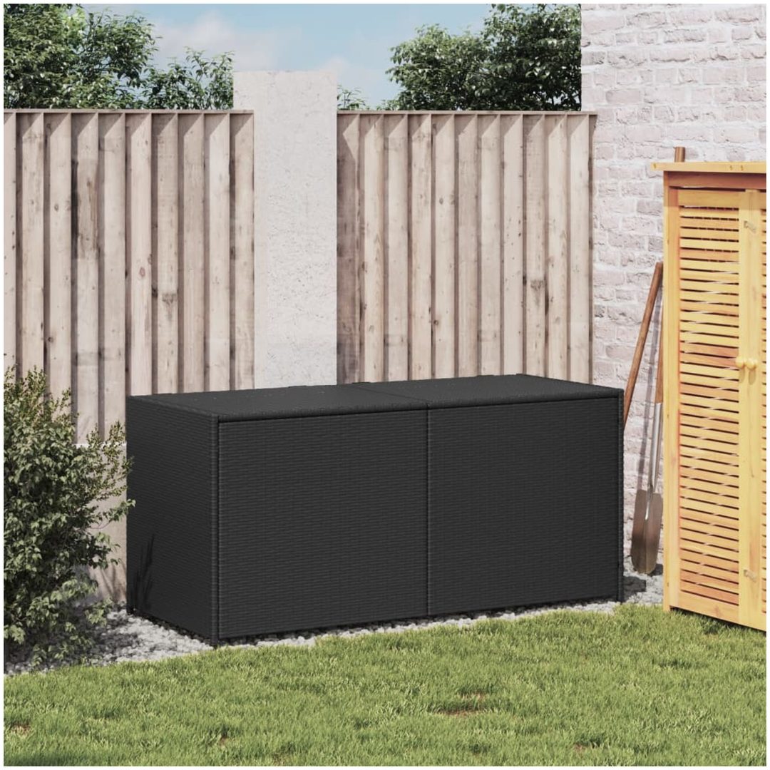 Dynbox svart 283L konstrotting vidaXL 120 x 50 x 56 cm – bild 3