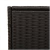 Dynbox svart 283L konstrotting vidaXL 120 x 50 x 56 cm – miniatyr 9