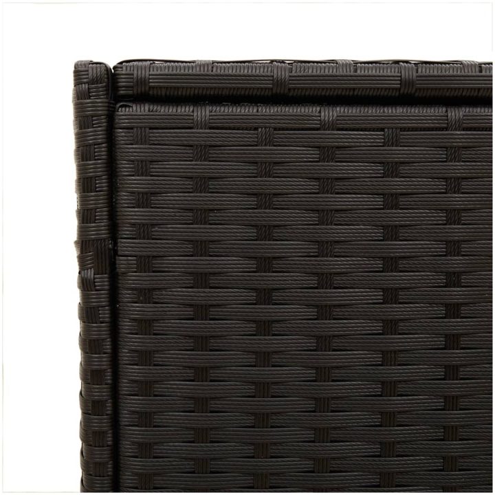 Dynbox svart 283L konstrotting vidaXL 120 x 50 x 56 cm – bild 9