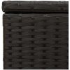 Dynbox svart 291L konstrotting vidaXL 80 x 75 x 59 cm – miniatyr 9