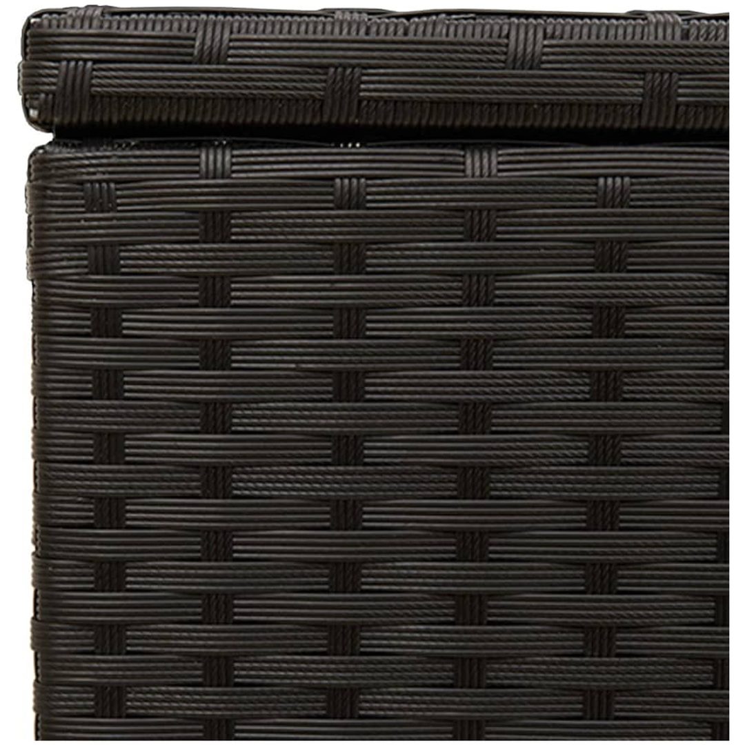 Dynbox svart 291L konstrotting vidaXL 80 x 75 x 59 cm – bild 9