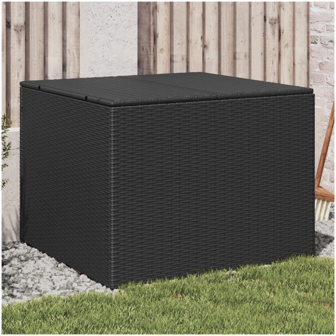 Dynbox svart 291L konstrotting vidaXL 80 x 75 x 59 cm