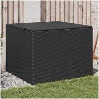 Dynbox svart 291L konstrotting vidaXL