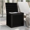Dynbox svart 55,5x43x53 cm polypropen vidaXL – miniatyr 3