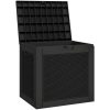 Dynbox svart 55,5x43x53 cm polypropen vidaXL – miniatyr 4