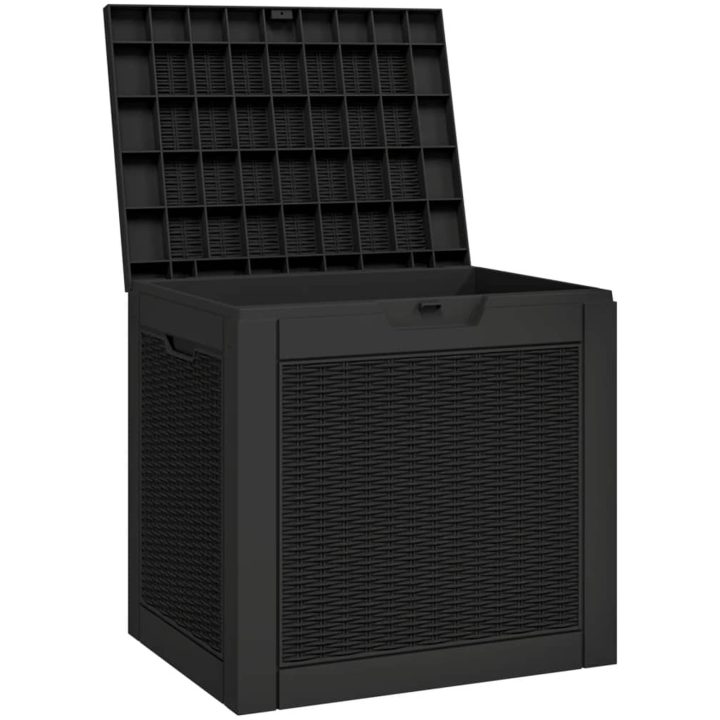 Dynbox svart 55,5x43x53 cm polypropen vidaXL – bild 4