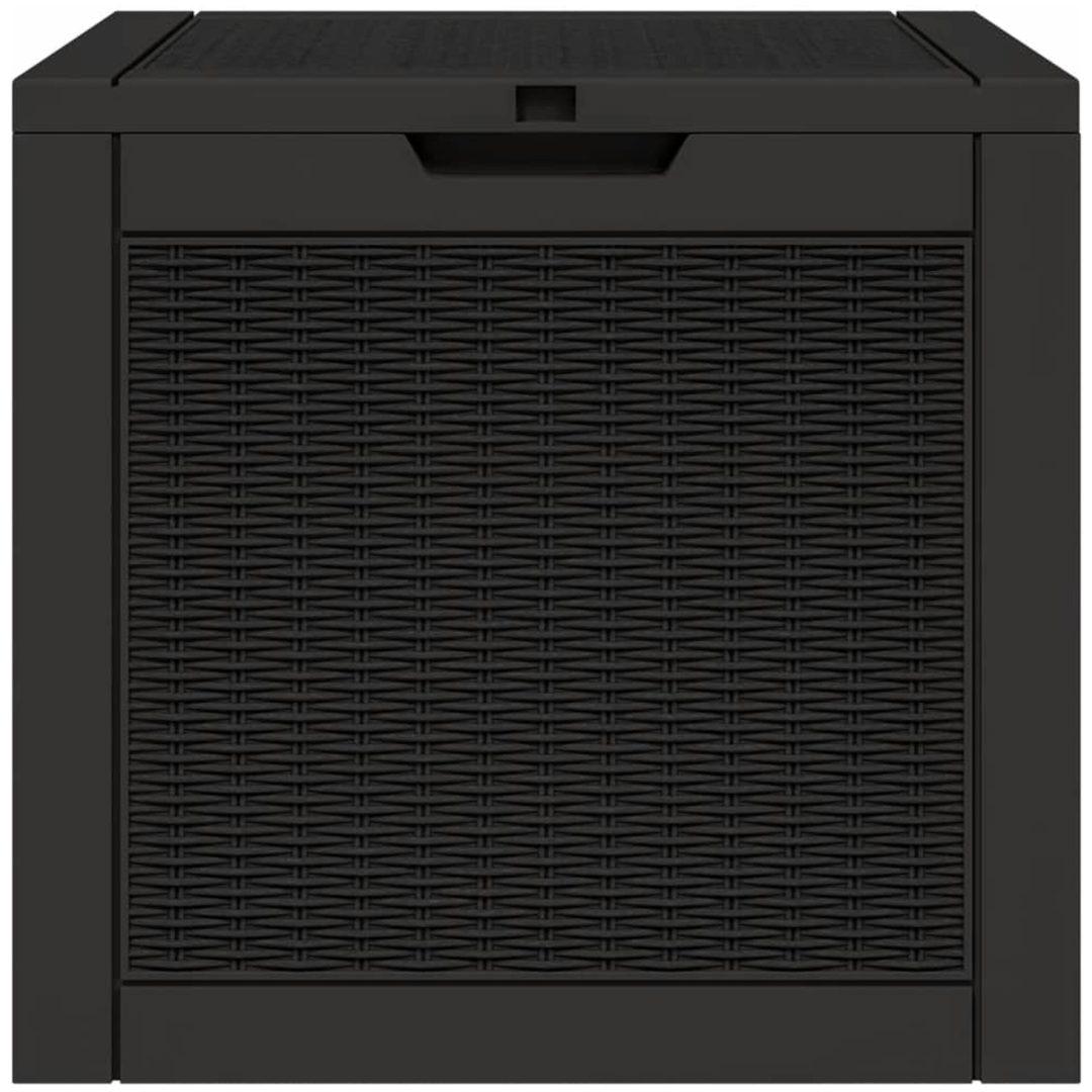 Dynbox svart 55,5x43x53 cm polypropen vidaXL – bild 5