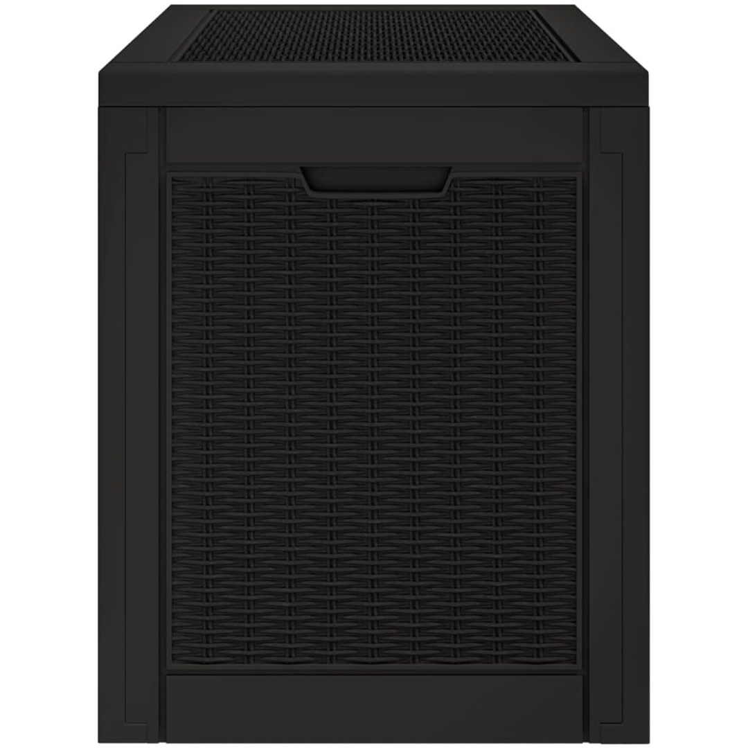 Dynbox svart 55,5x43x53 cm polypropen vidaXL – bild 6