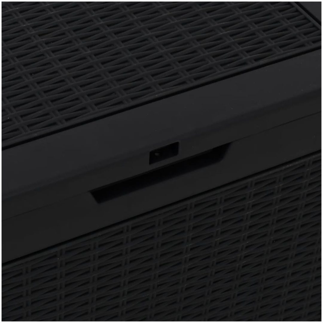 Dynbox svart 55,5x43x53 cm polypropen vidaXL – bild 7