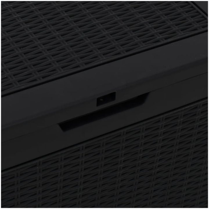 Dynbox svart 55,5x43x53 cm polypropen vidaXL – bild 7
