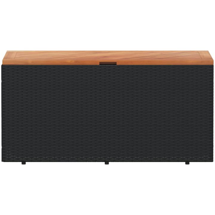 Dynbox svart konstrotting akaciaträ vidaXL 110 x 50 x 54 cm – bild 4