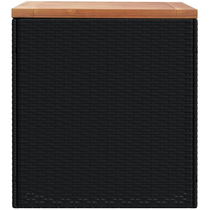 Dynbox svart konstrotting akaciaträ vidaXL 110 x 50 x 54 cm – bild 5