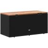 Dynbox svart konstrotting akaciaträ vidaXL 110 x 50 x 54 cm – miniatyr 6